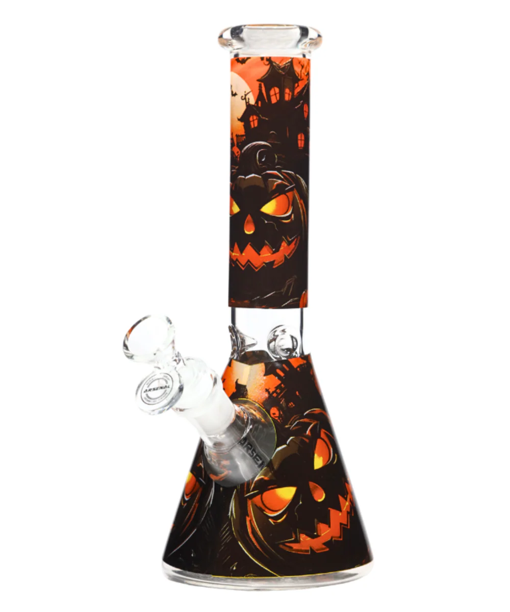 10" Arsenal Haunted Hollow Glass Beaker Bong - Image 2