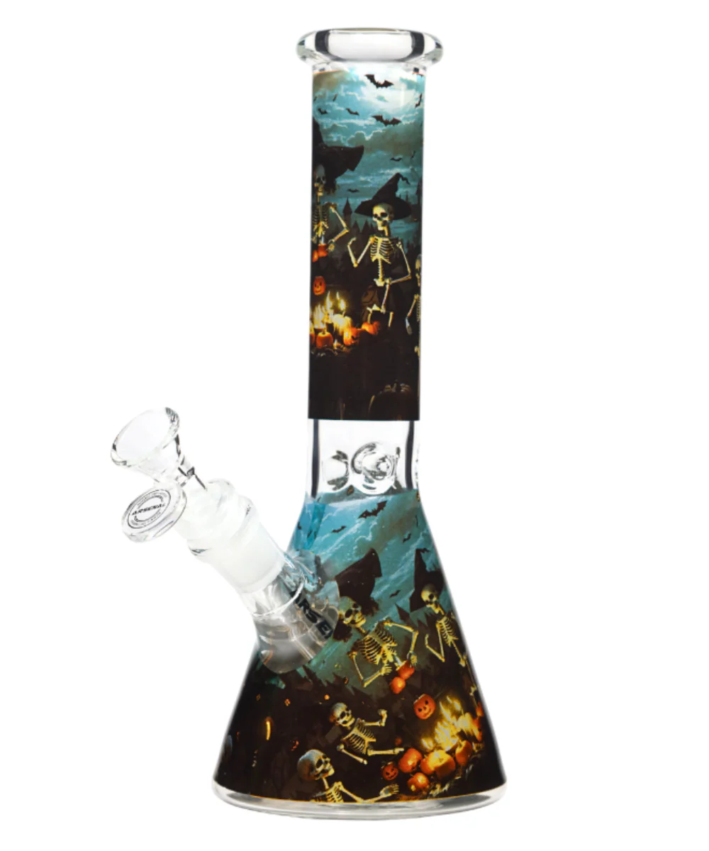 10" Arsenal Haunted Hollow Glass Beaker Bong - Image 4