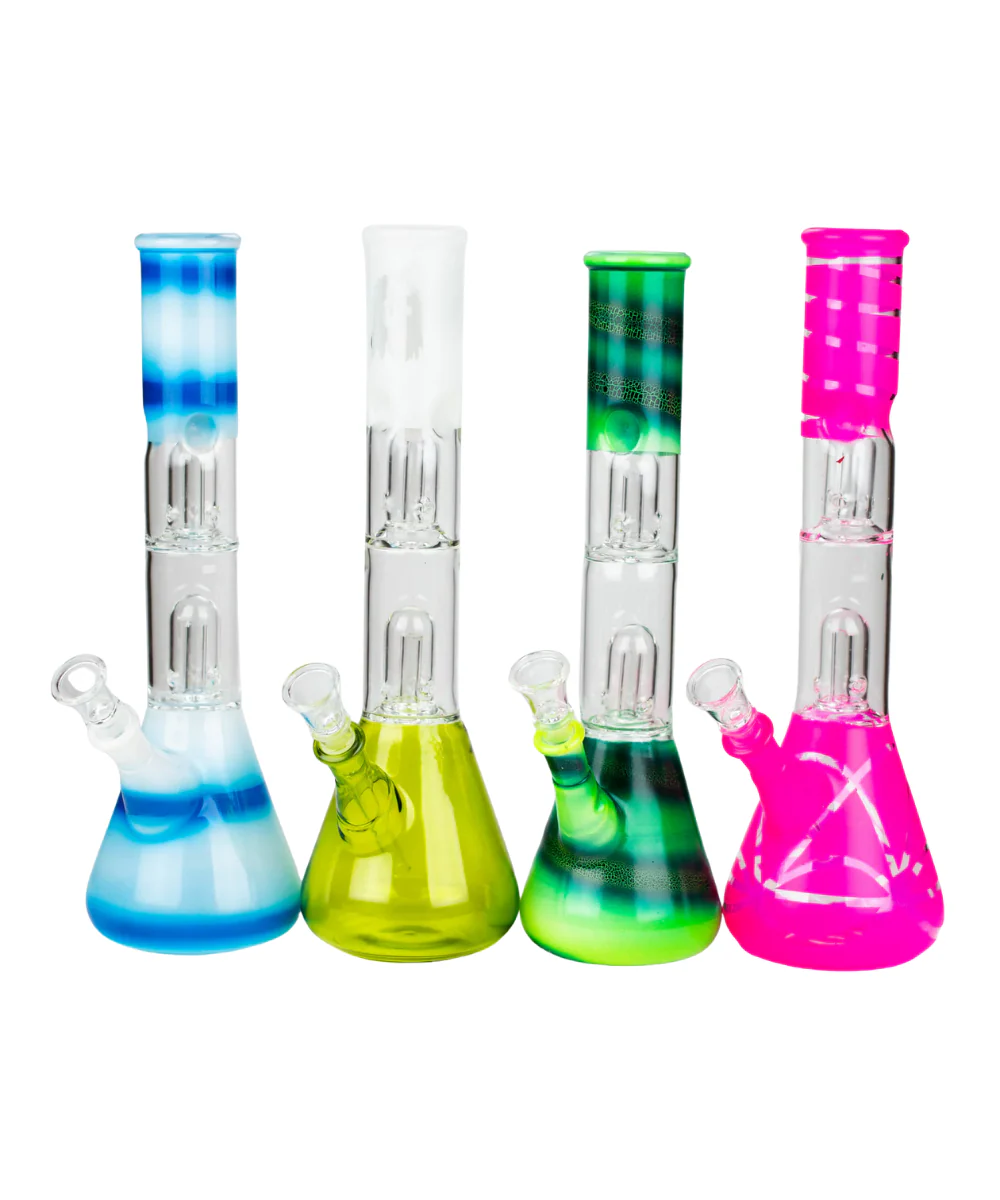 12" Double Dome Glass Bong