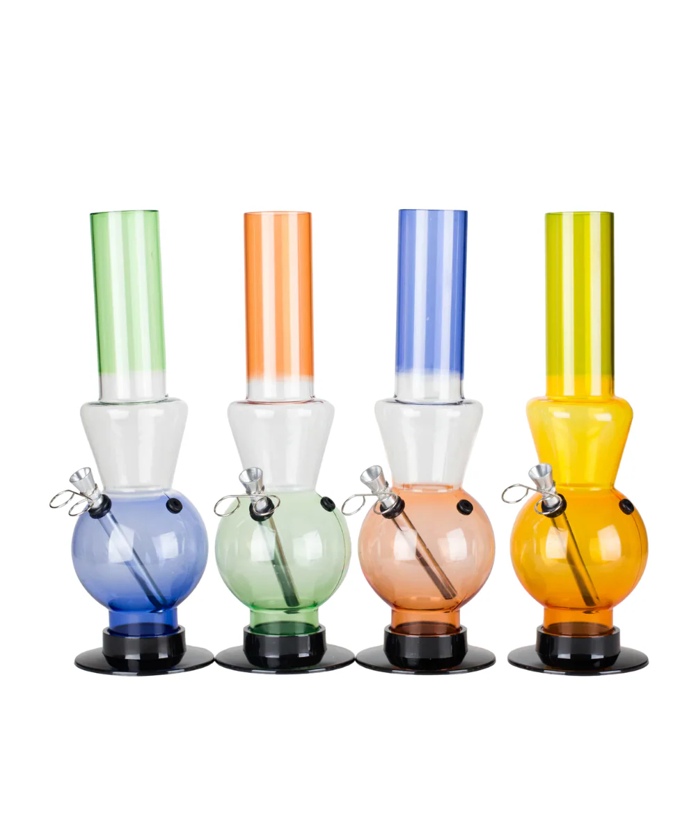 12" Mixed Colour Acrylic Bong