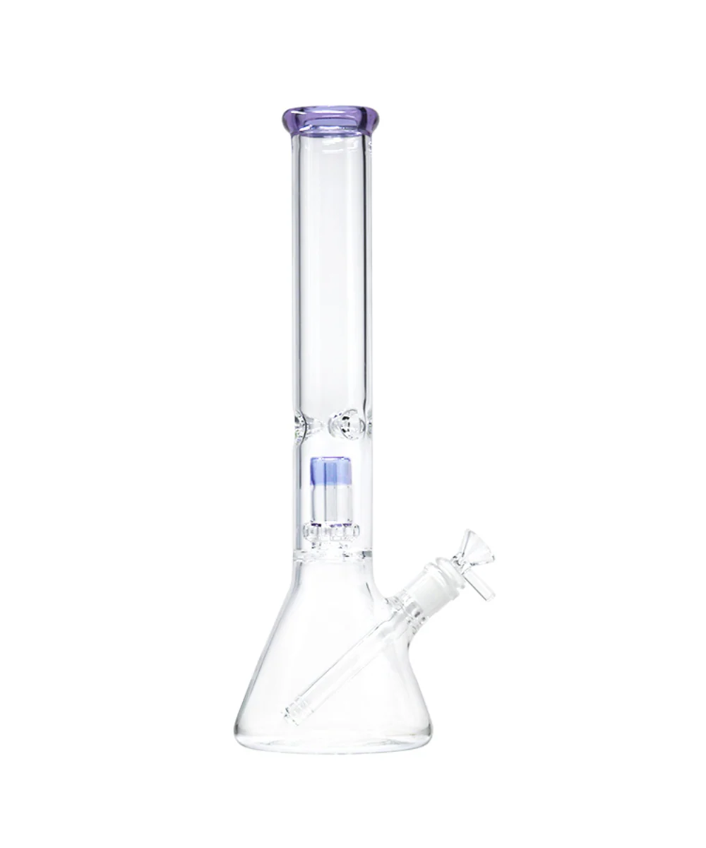 16" Showerhead Perc Glass Beaker Bong
