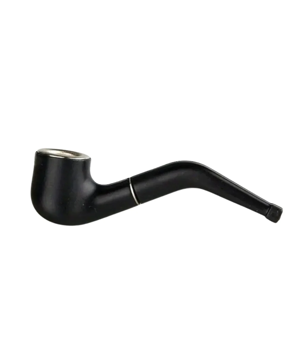 2.5" Tiny Black Wooden Pipe