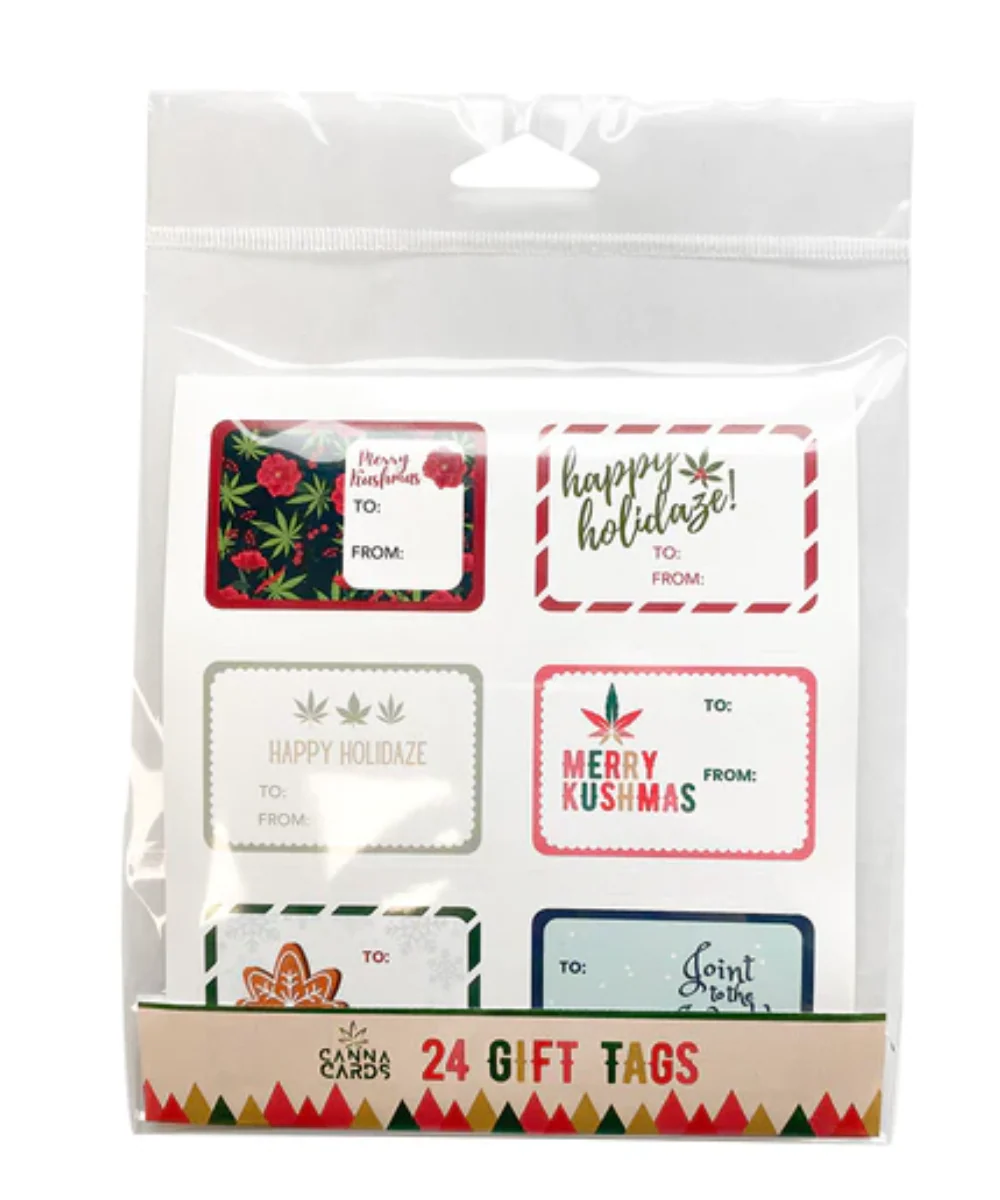 24 Gift Tags By Canna Cards