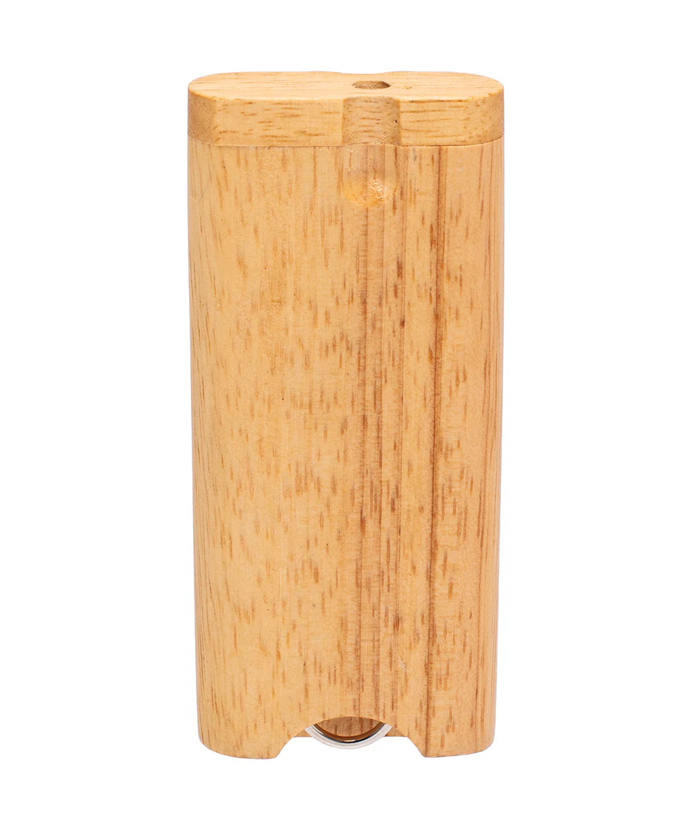 4" Natural Wood Dugout With Poker