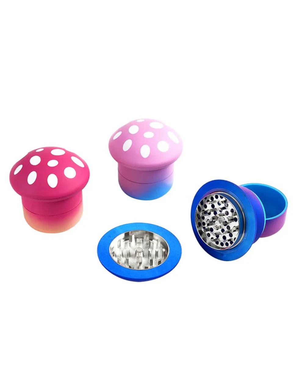 4-Piece Acrylic Mushroom Grinder