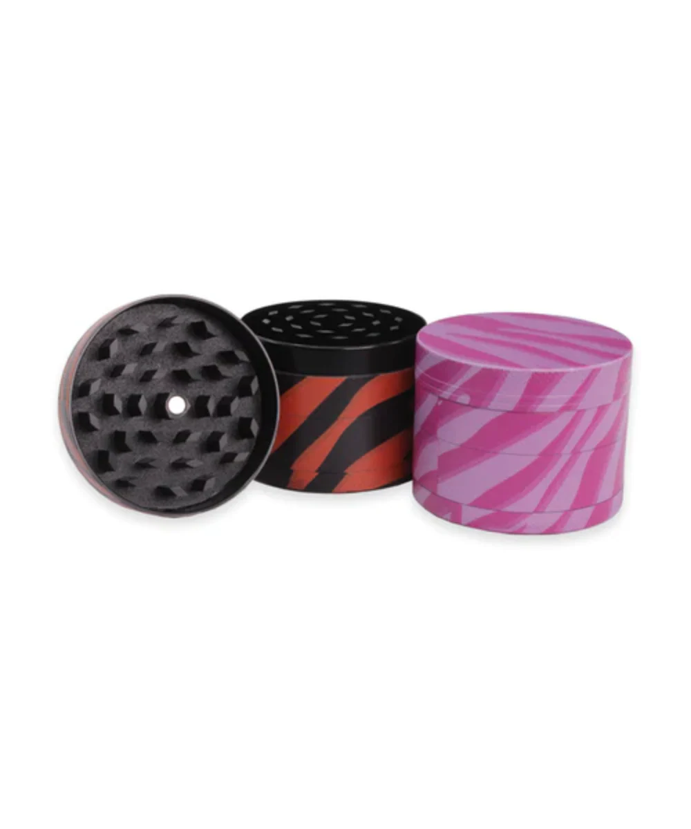 4-Piece Tiger Print Grinder