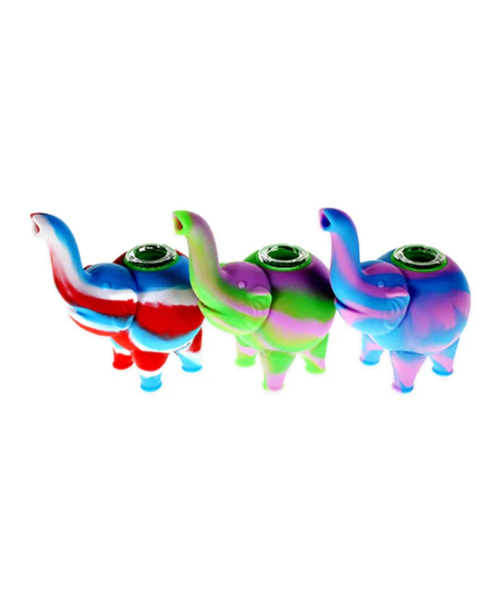 5" Elephant Silicone Pipe
