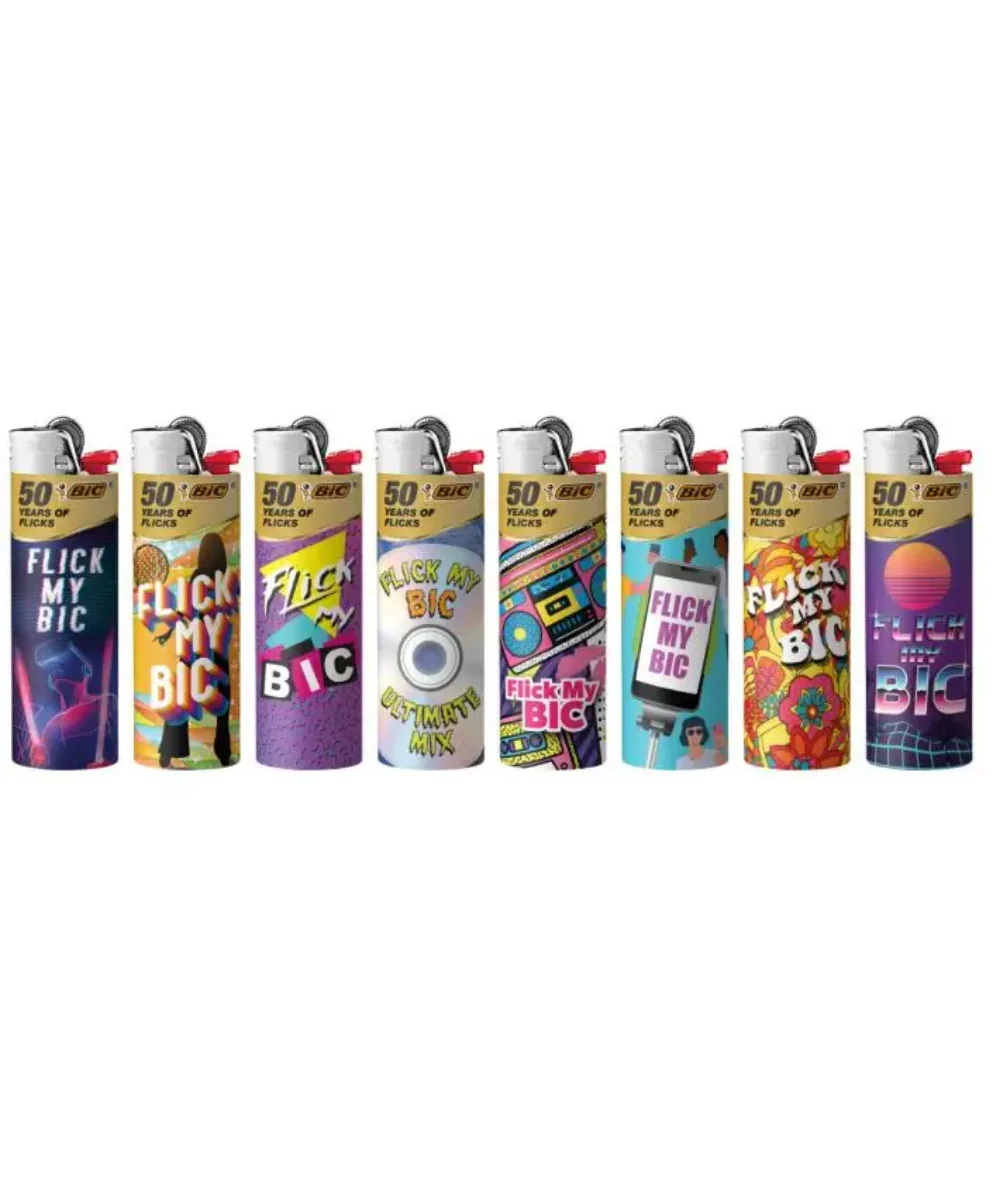 50 Years Of Flicks Bic Lighter