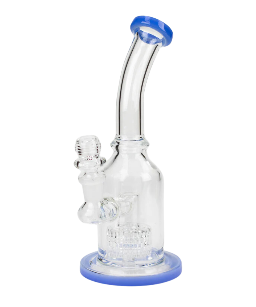 9" Bent Neck Matrix Perc Bubbler