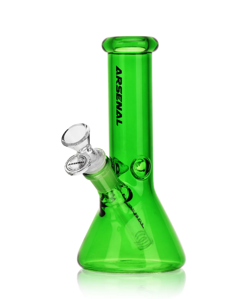 Arsenal 8" Vibrant Hue Glass Beaker Bong - Image 2