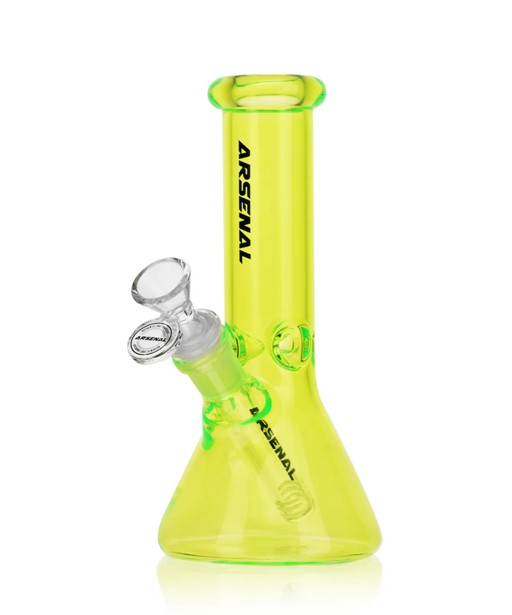 Arsenal 8" Vibrant Hue Glass Beaker Bong - Image 5
