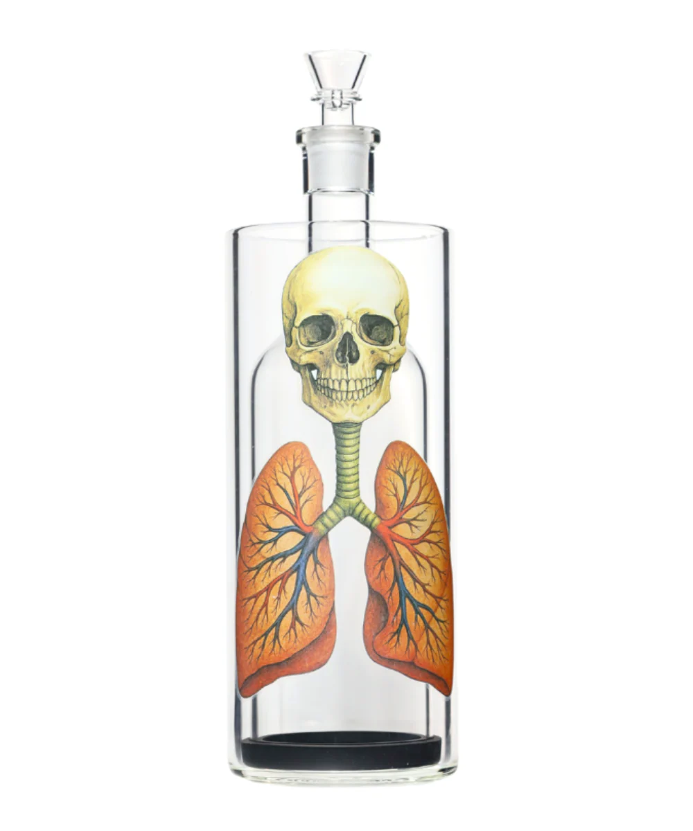 Arsenal Skull & Lungs Gravity Bong