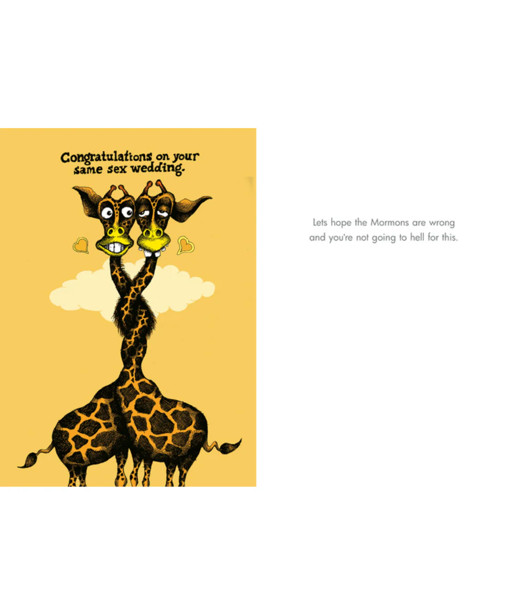 Baldguy Greeting Cards - Congratulations On Your Same Sex Marriage