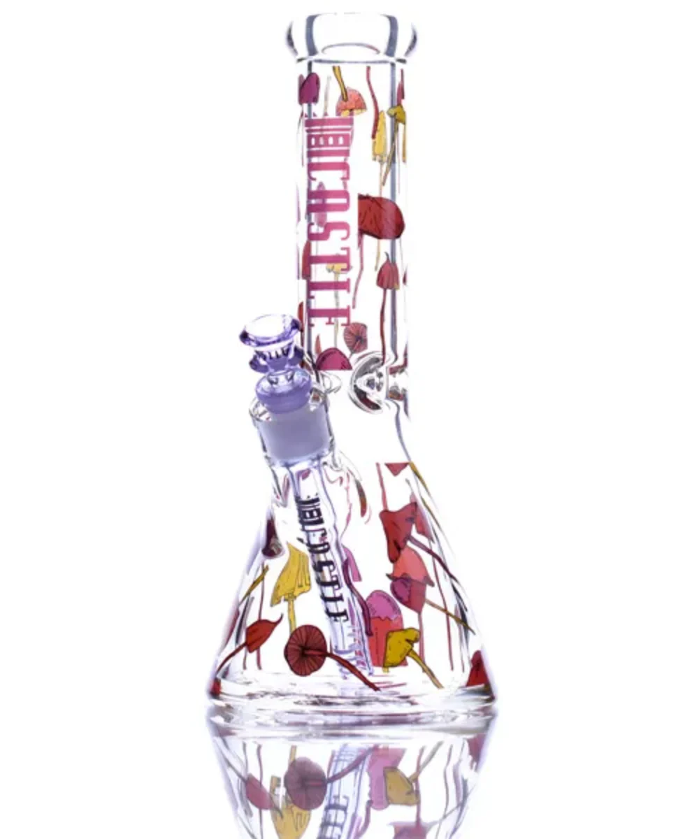 Castle Glassworks Shroomie Beaker Bong