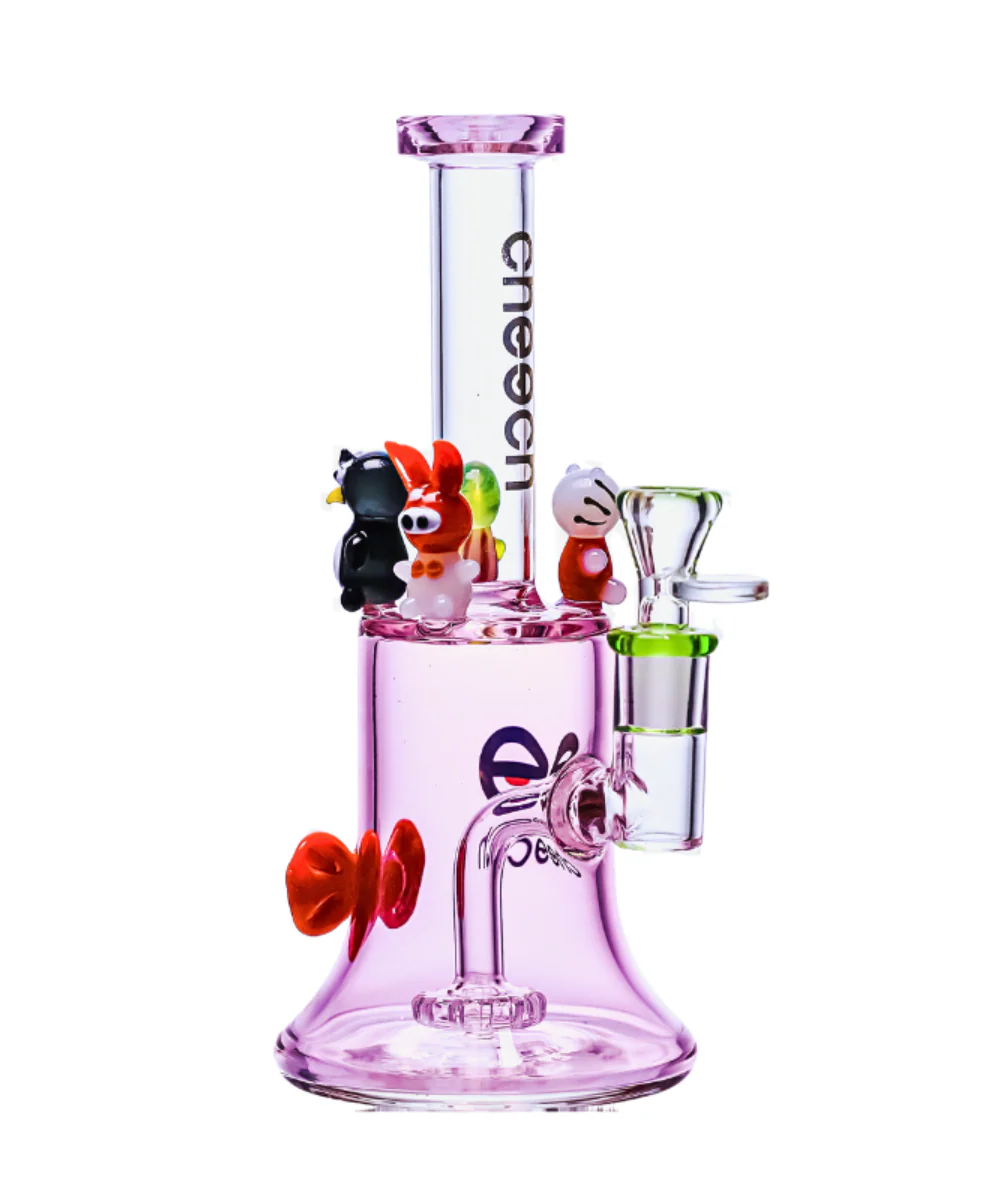 Cheech Glass 9" Bubblegum Friends Glass Bong - Image 2