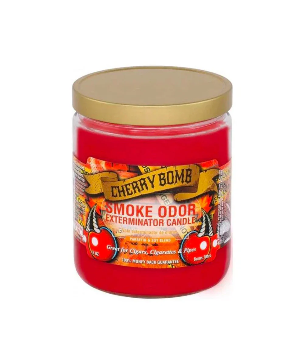 Cherry Bomb Smoke Odor Exterminator Candle