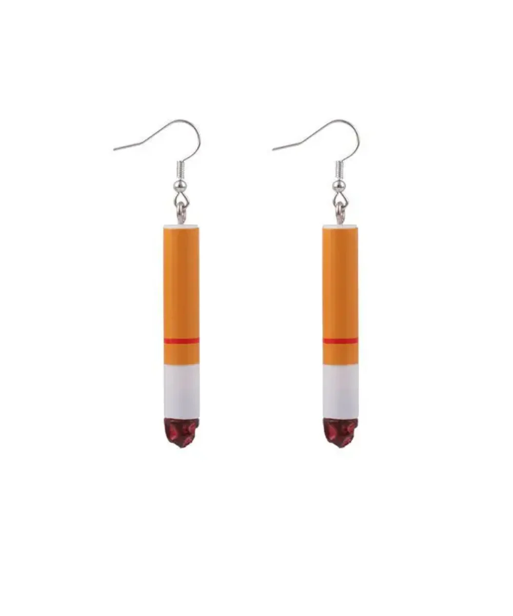 Cigarette Earrings
