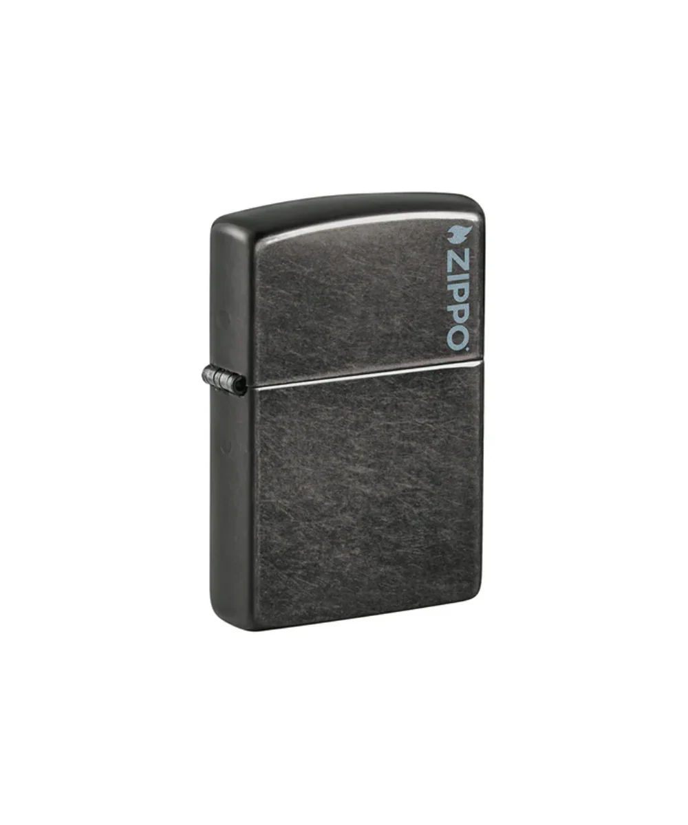 Classic Grey With Zippo Logo Zippo Lighter