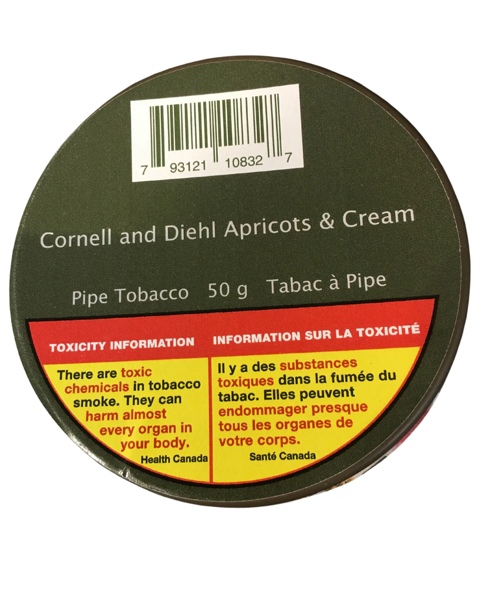 Cornell & Diehl Apricots & Cream 50g Tin