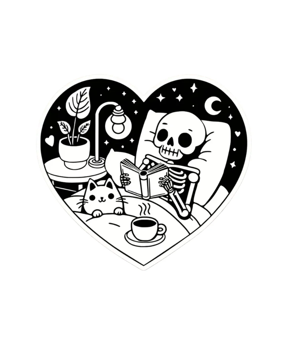 Cozy Reading Magnet