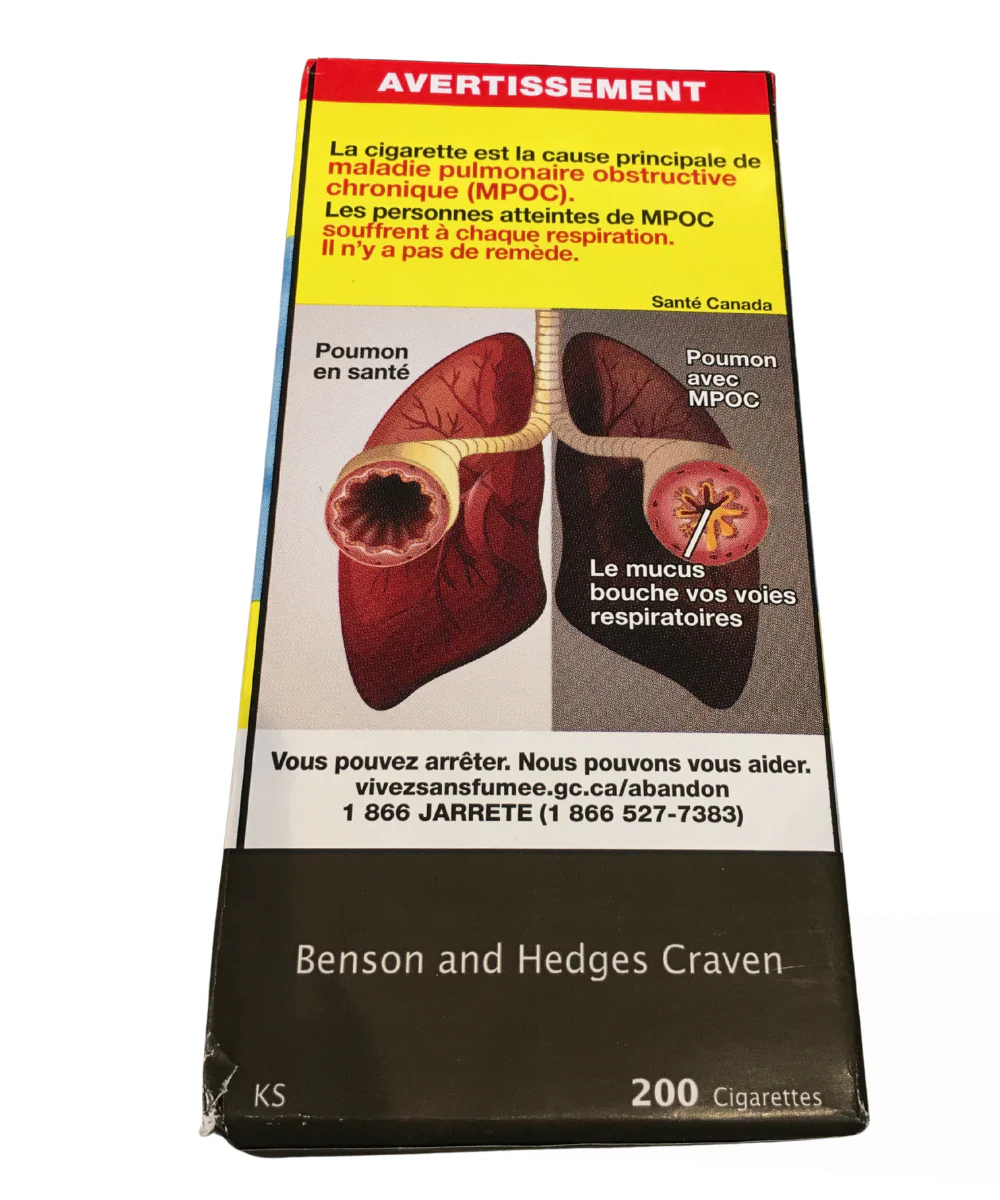 B&H Craven Cigarettes Carton
