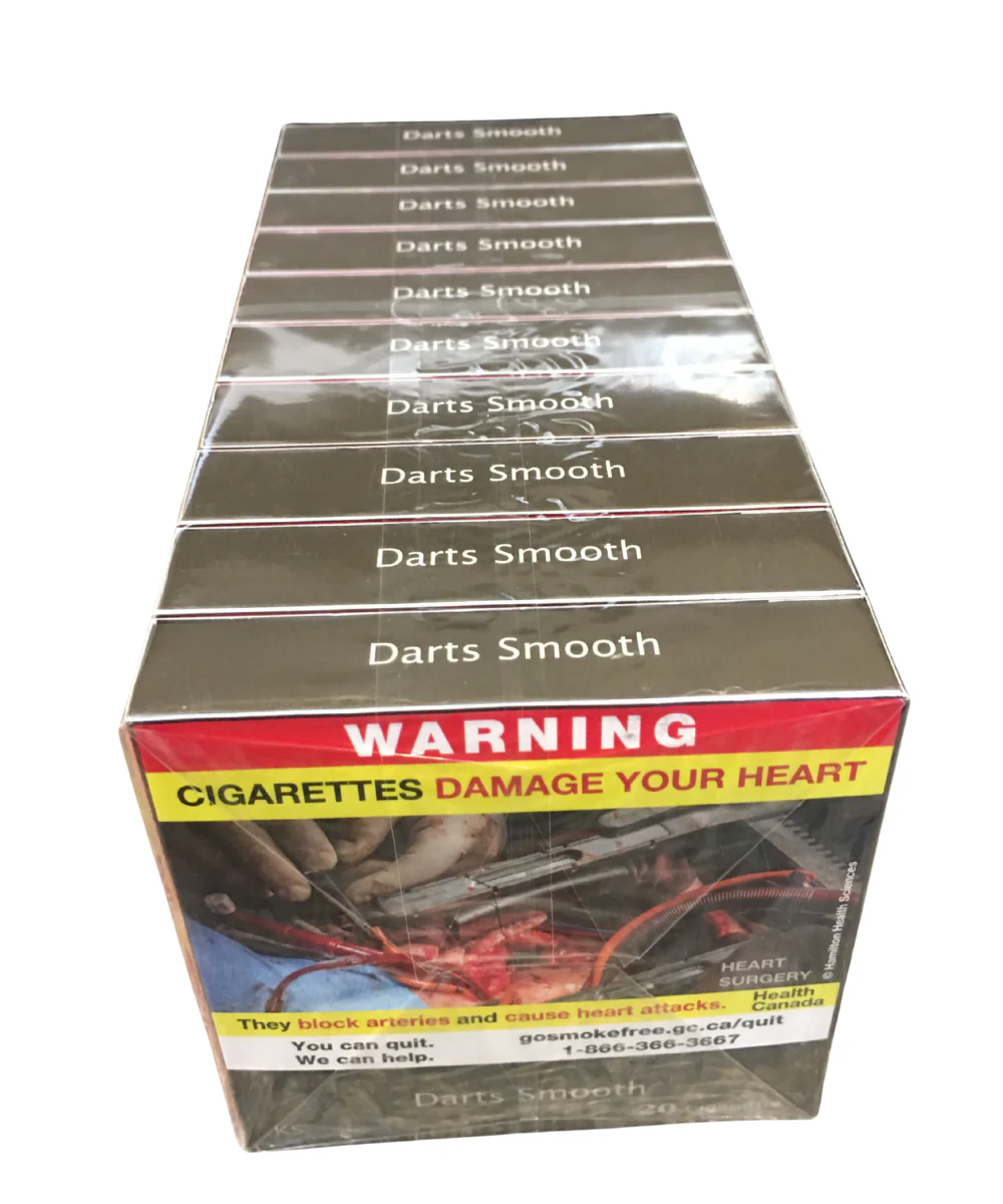 Darts Smooth King Size Cigarettes Carton 20pk