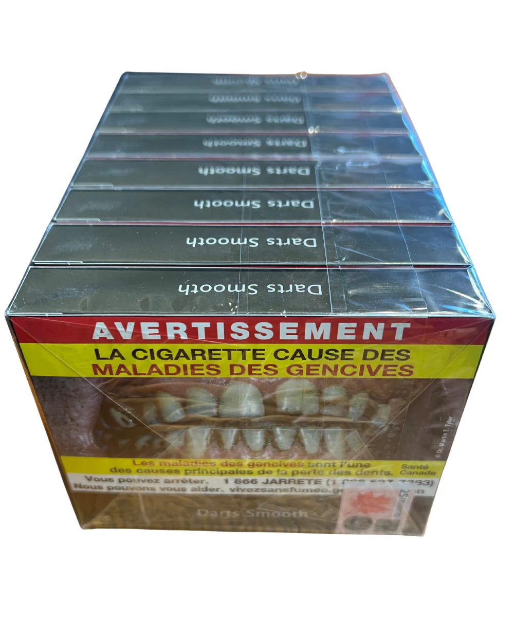 Darts Smooth King Size Cigarettes Carton 25pk