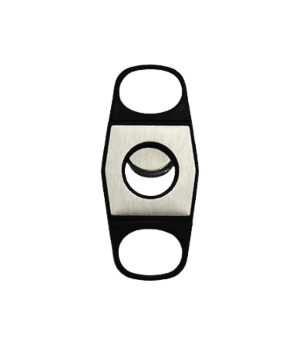 Double Blade Cigar Cutter With Silicone Grip