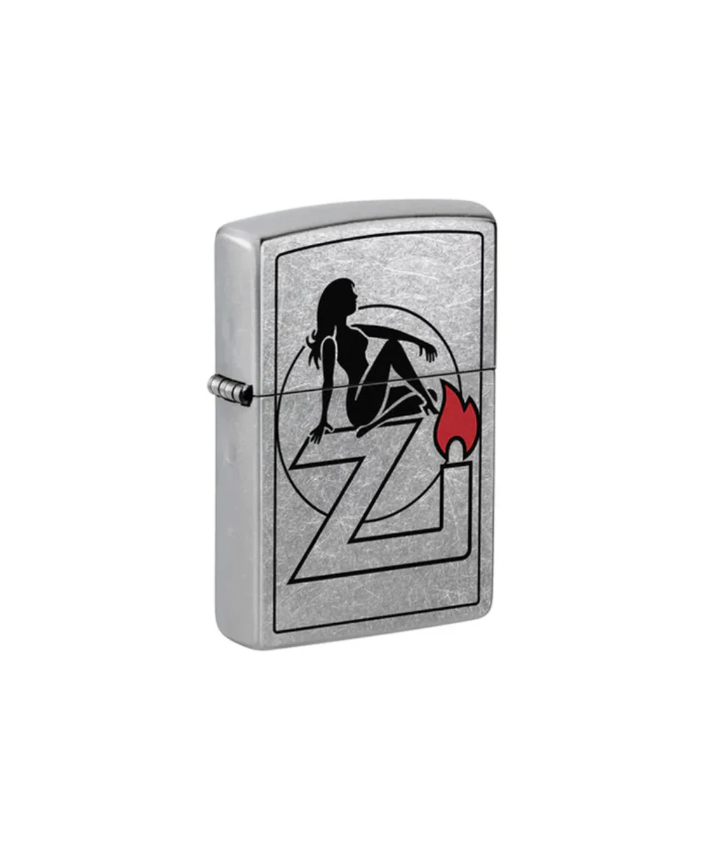 Flame Girl Zippo Lighter