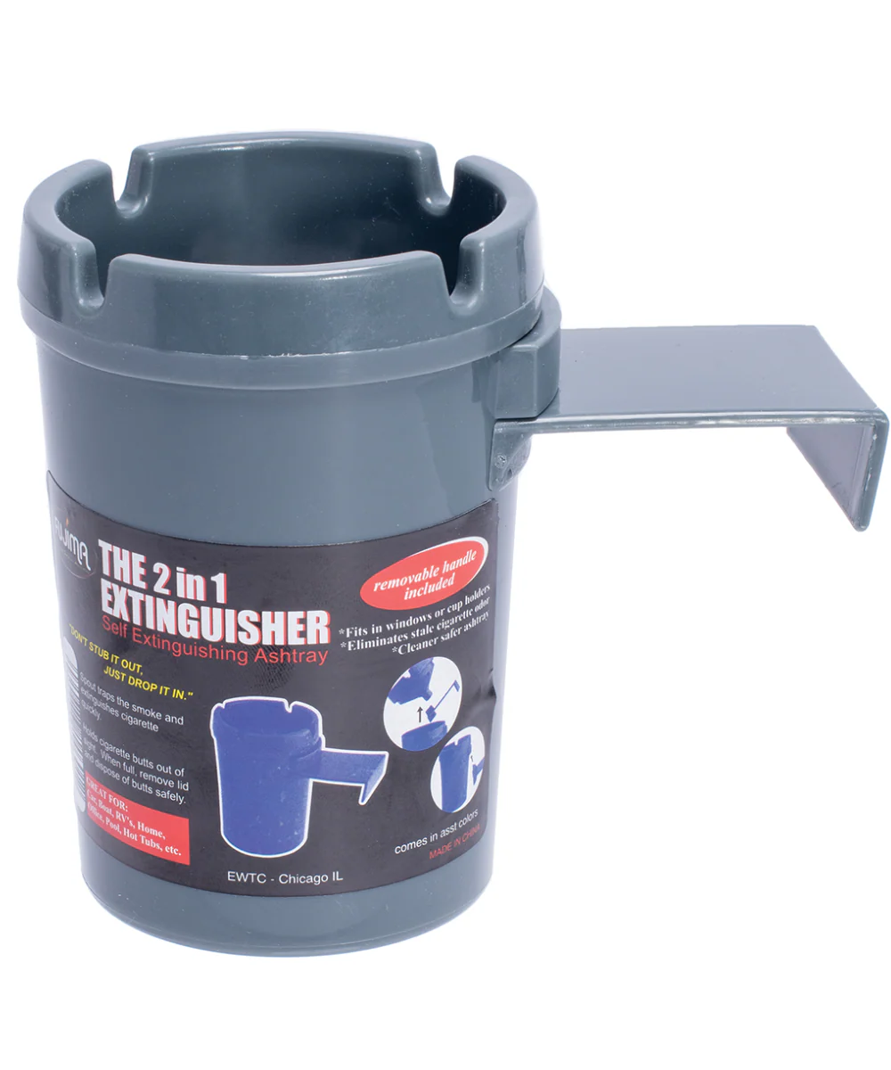 Fujima 2-In-1 Self Extinguishing Ashtray