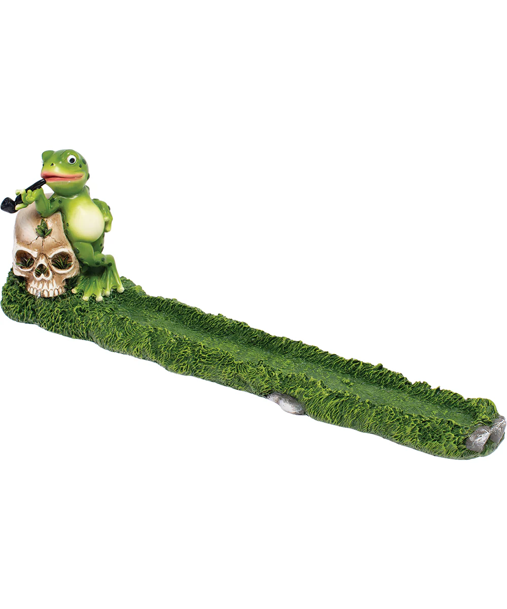Fujima Skull & Frog Incense Burner