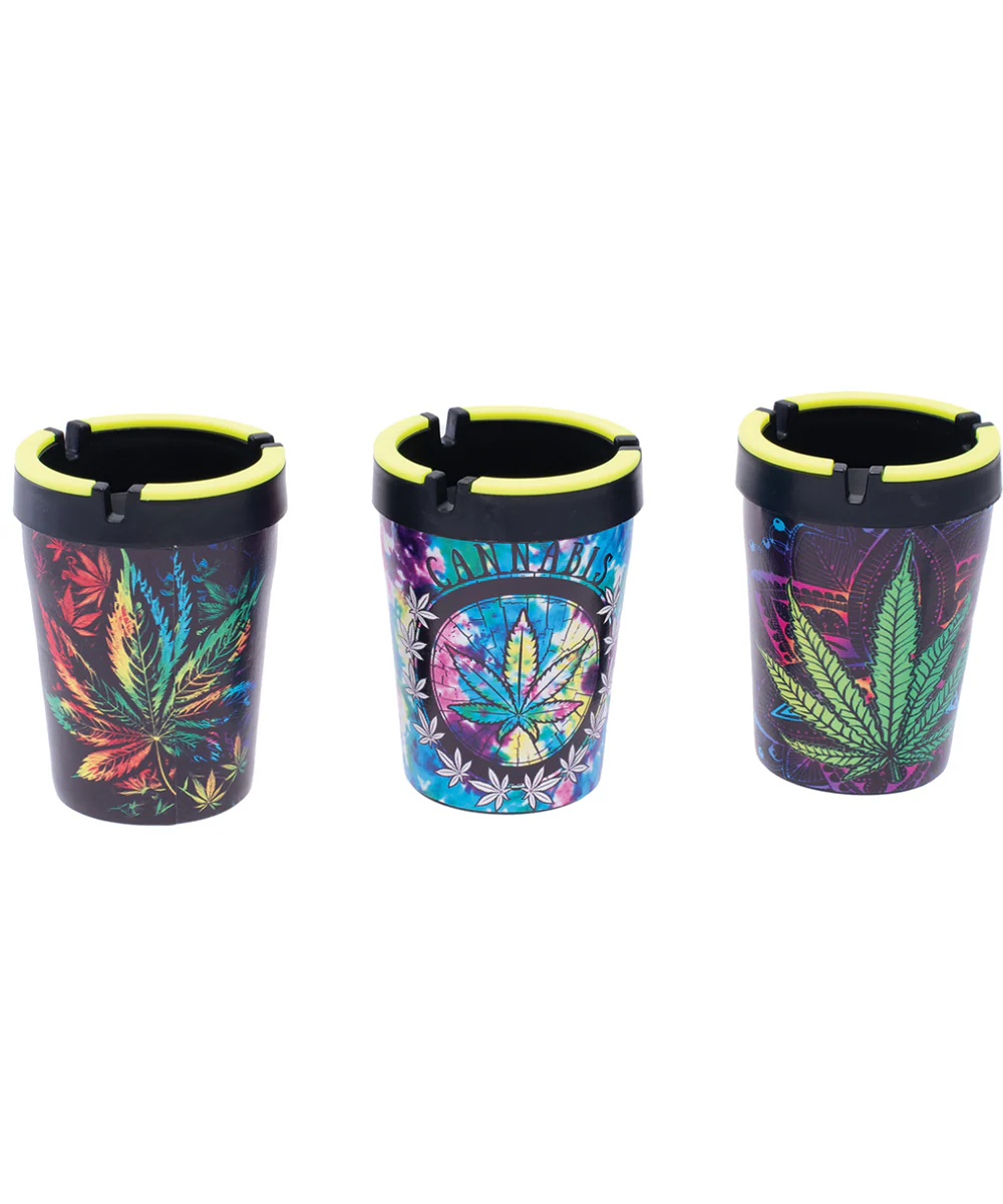 Fujima Skull & Leaf Butt Bucket Ashtray