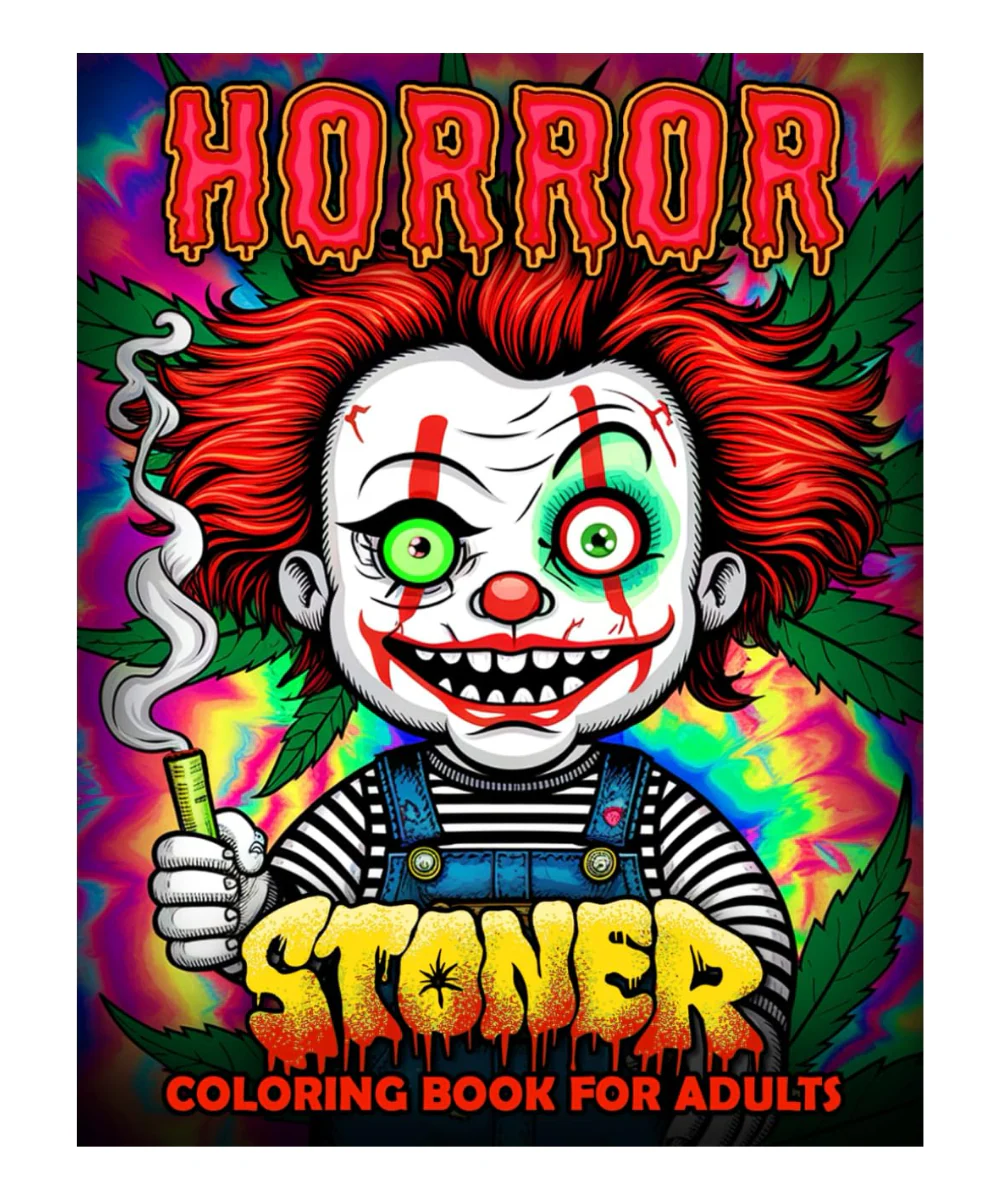 Horror Stoner Colouring Book