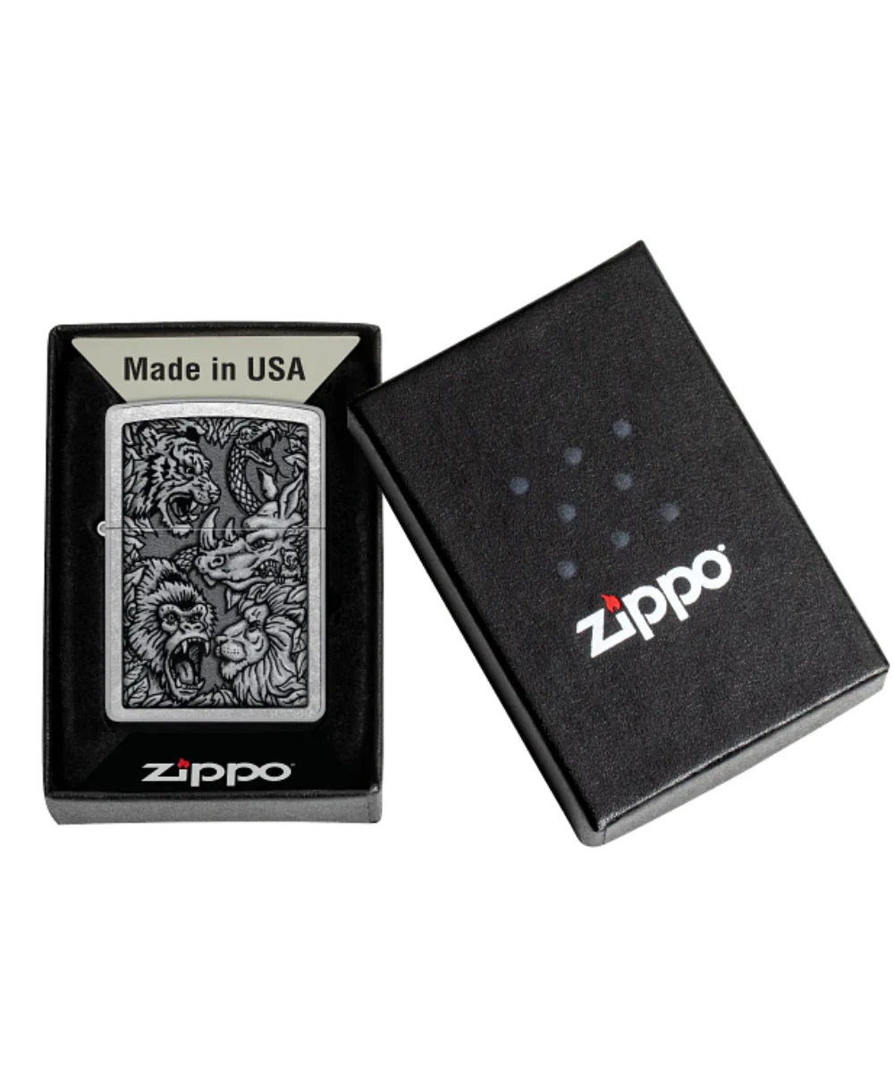 Jungle Design Zippo Lighter