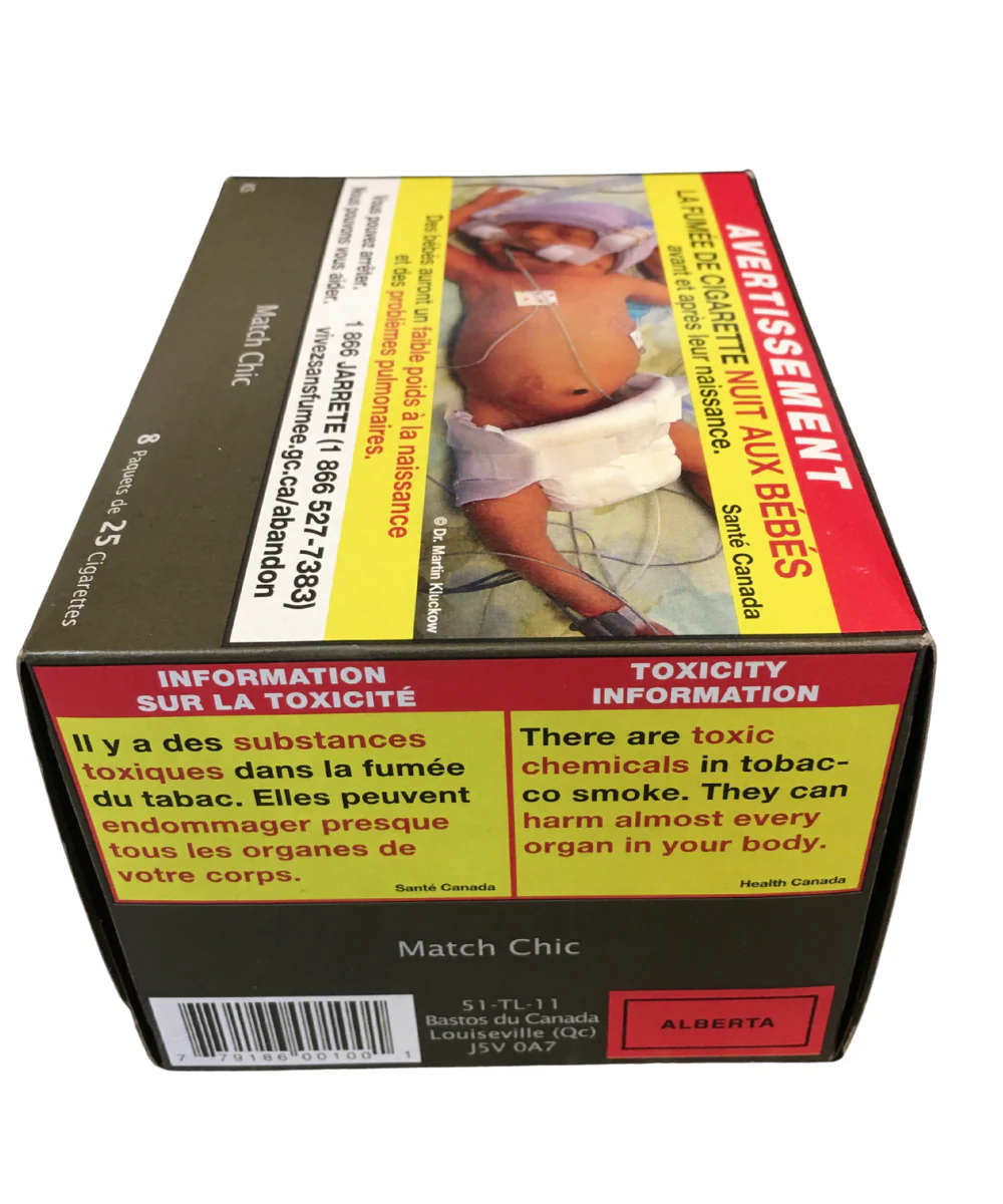 Match Chic King Size Cigarettes Carton 25pk