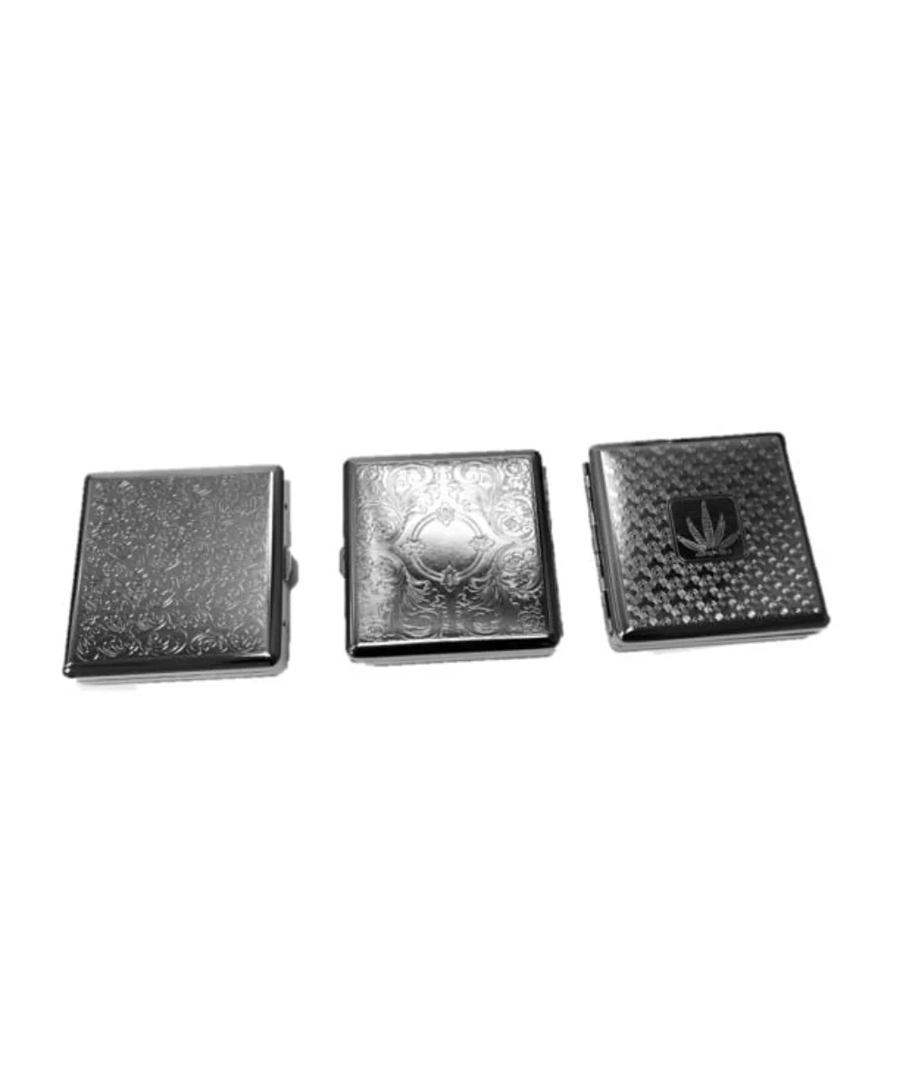 Metal Cigarette Case Fits 20 Cigarettes