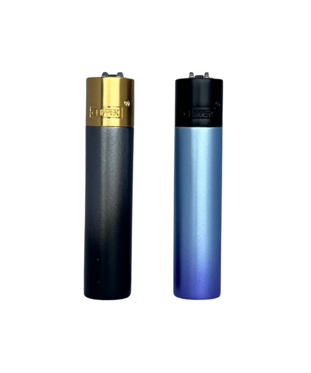 Metal Iconic Gradient Clipper Lighter