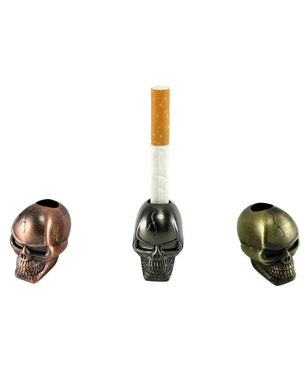 Metal Skull Cigarette Snuffer
