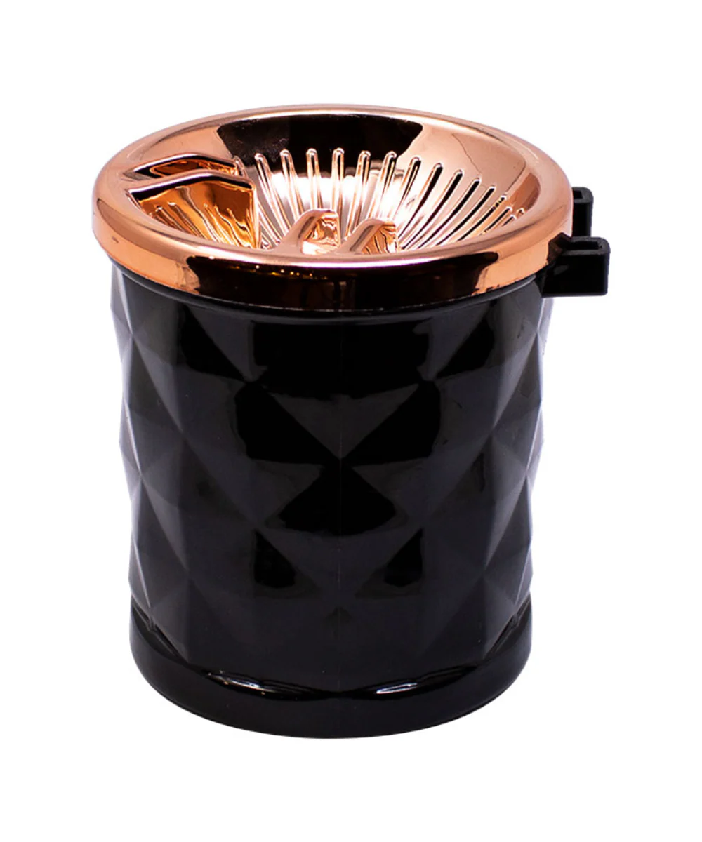 Metallic Butt Bucket Ashtray With Clips