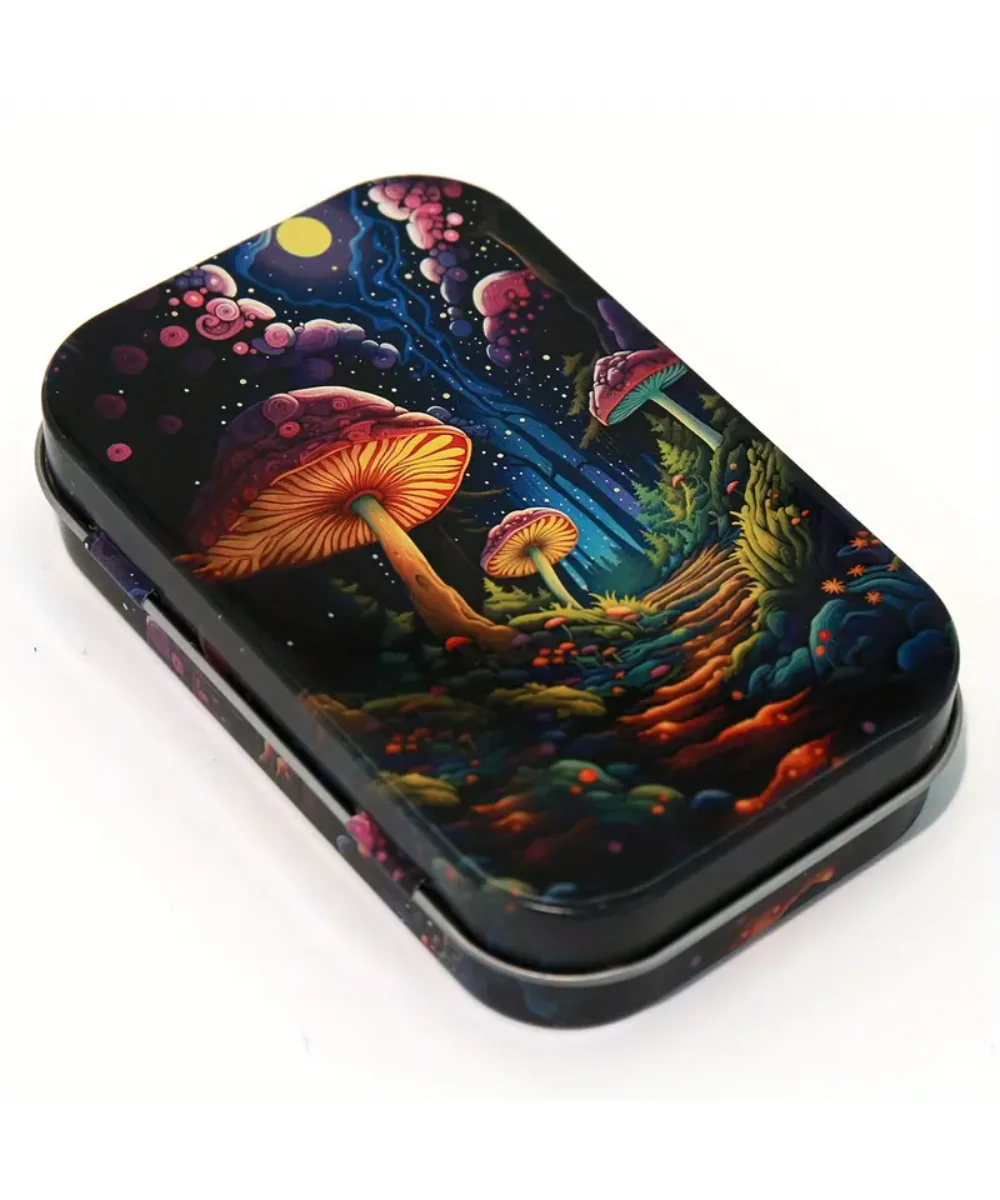 Mushroom Forest Storage Tin