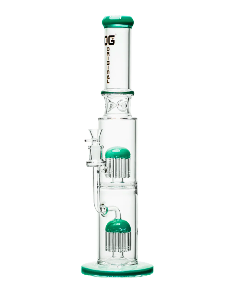 OG Original 18" Double Tree Perc Glass Bong
