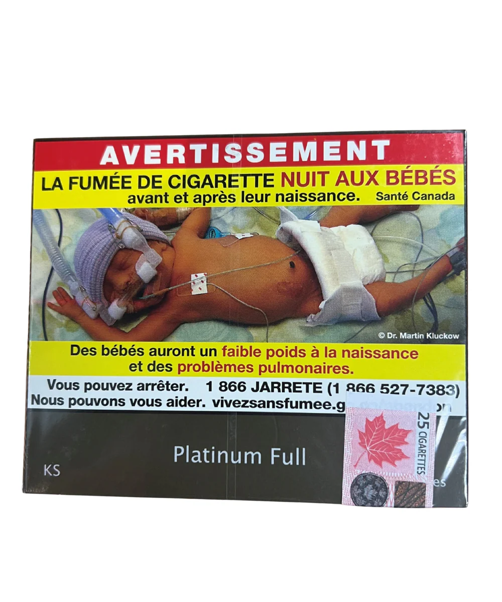 Platinum Full King Size Cigarettes 25 Pack