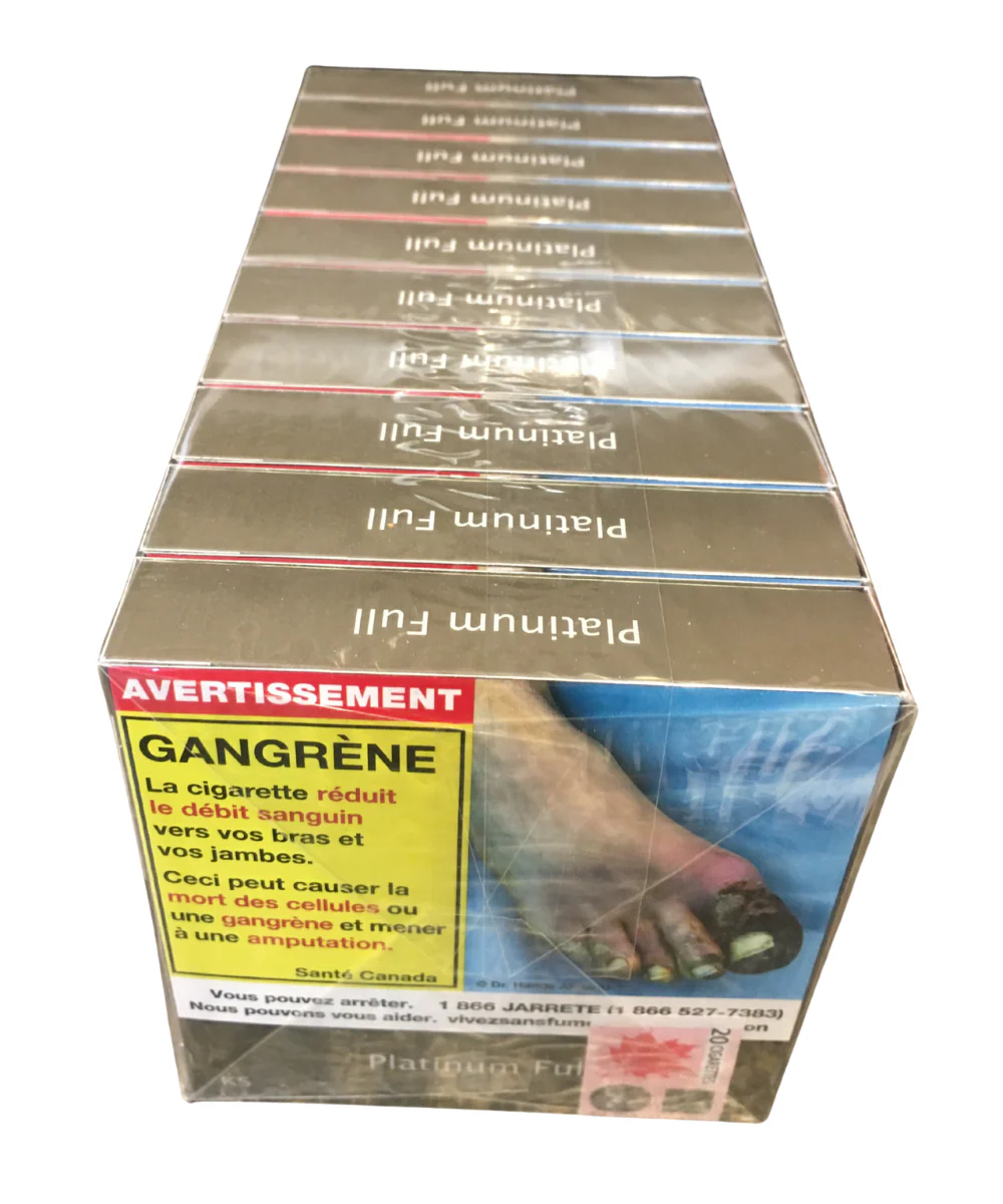 Platinum Full King Size Cigarettes Carton 20pk