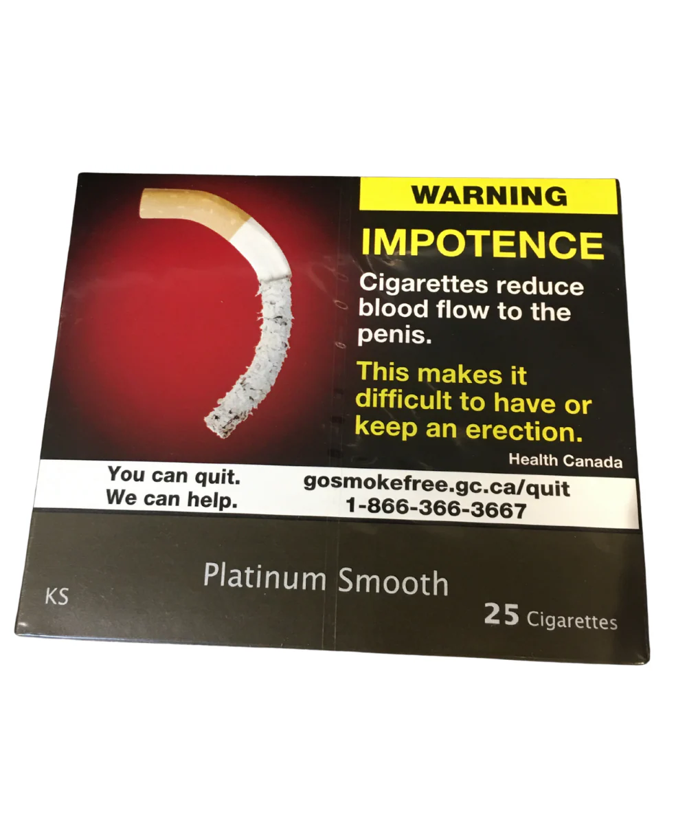 Platinum Smooth King Size Cigarettes 25 Pack