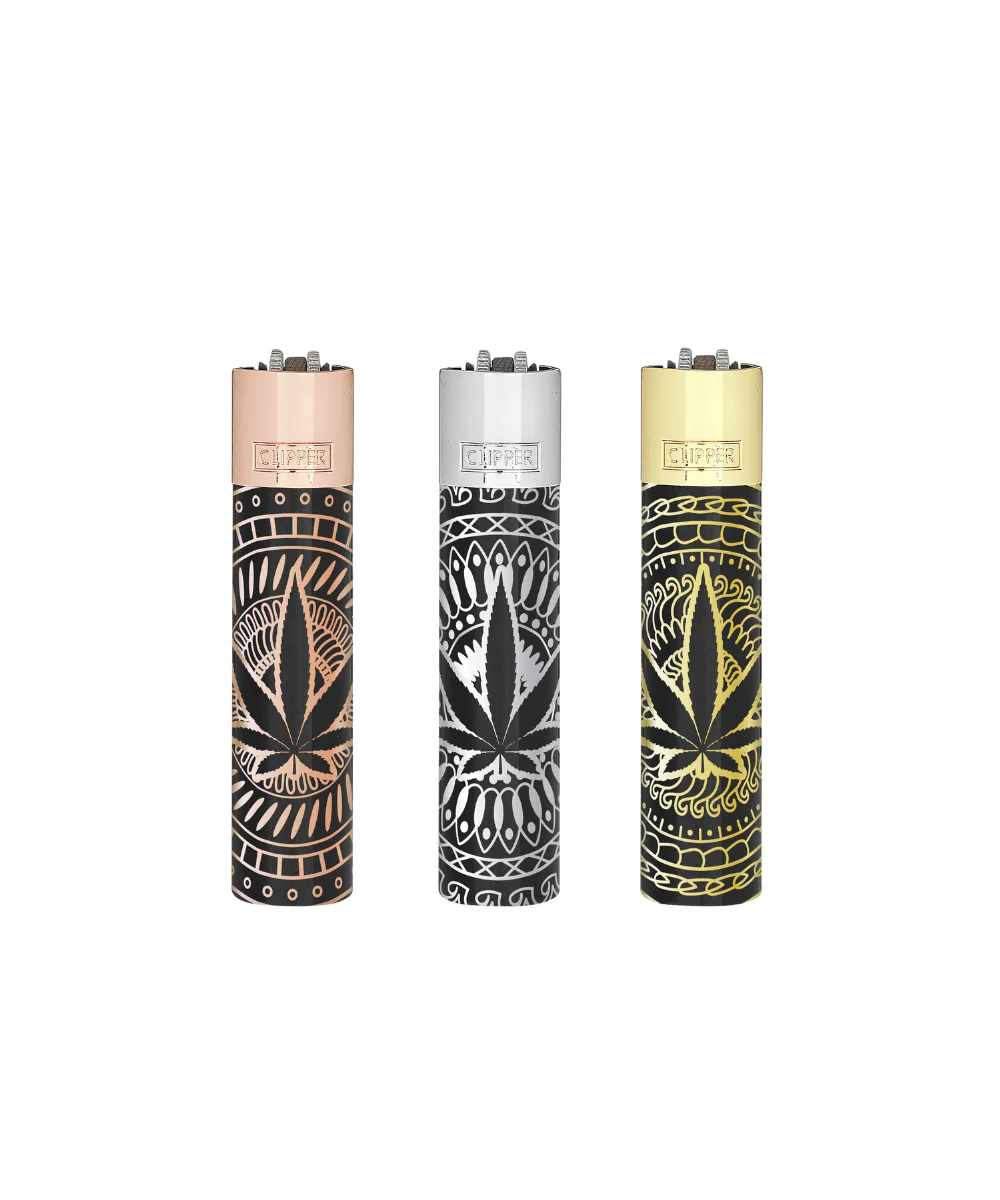 Premium Leaf Metal Clipper Lighter