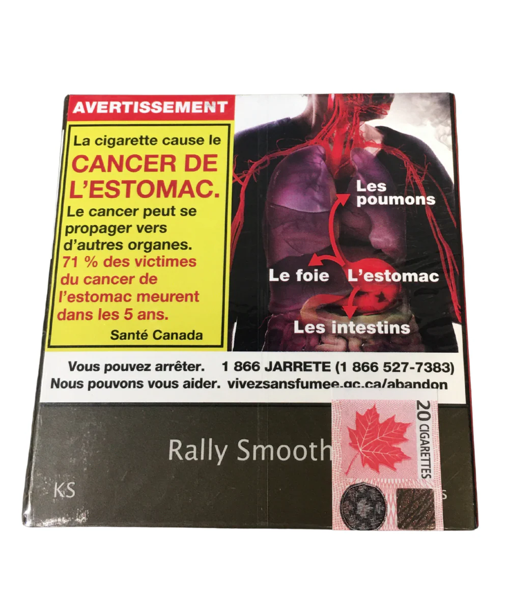 Rally Smooth King Size Cigarettes 20 Pack