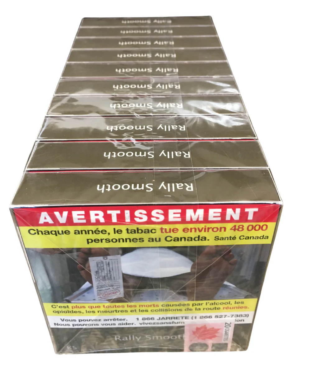 Rally Smooth King Size Cigarettes Carton 20pk