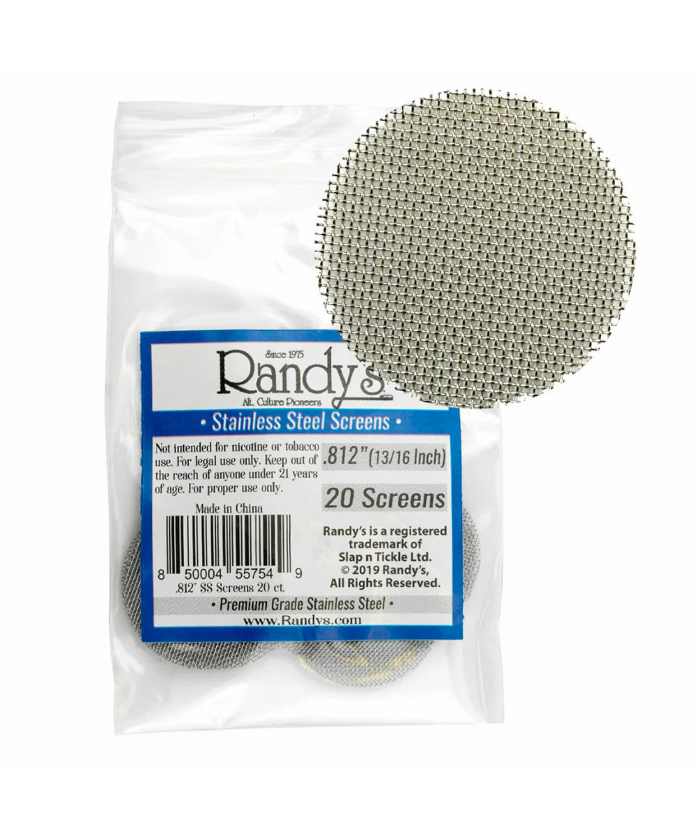 Randy's Stainless Steel Screens .812" 20 Pack