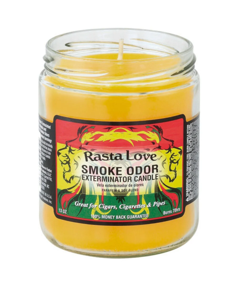 Rasta Love Smoke Odor Exterminator Candle