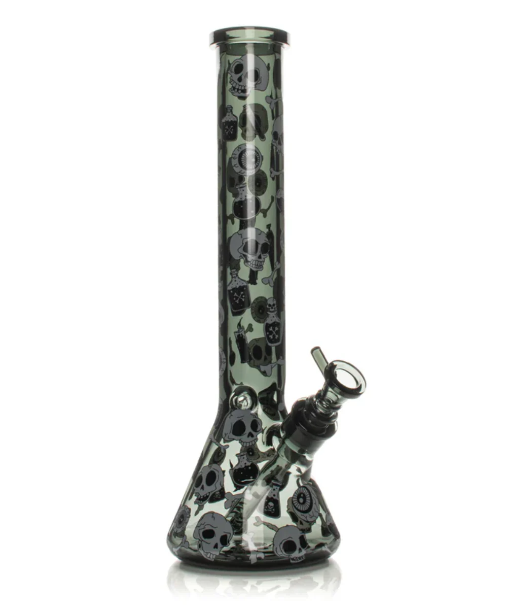 Red Eye Glass 15" 7mm Thick Catacombs Glass Bong